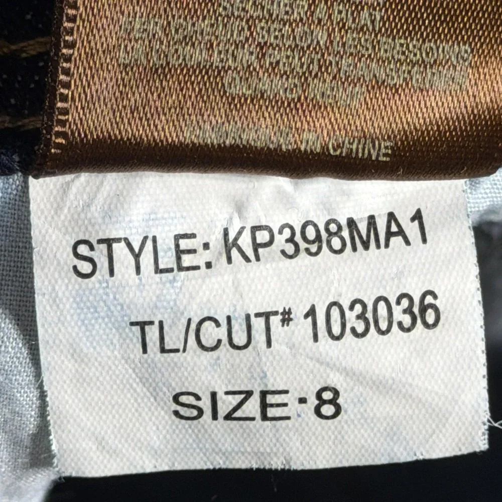 Kut From The Kloth Jeans Womens 8 Blue Cameron Straight Mid Rise Stretch Denim
